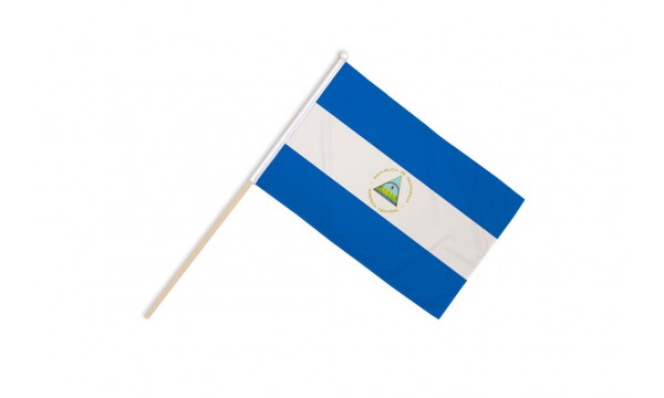 Nicaragua Hand Flags
